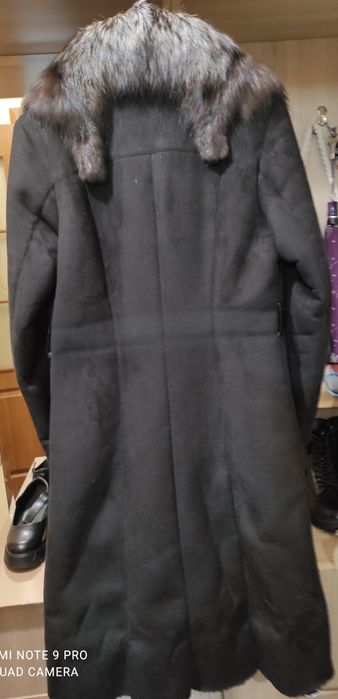Пальто -дубленка женское теплое