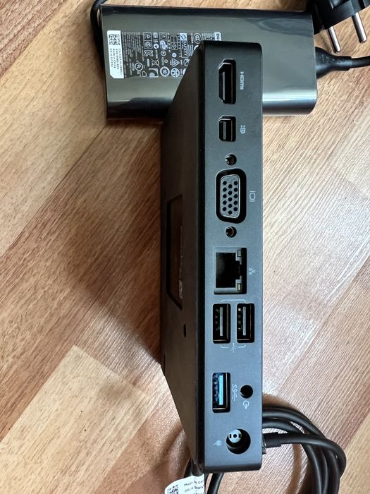 Док станция Dell K17A Type C + захранване Dell 90W