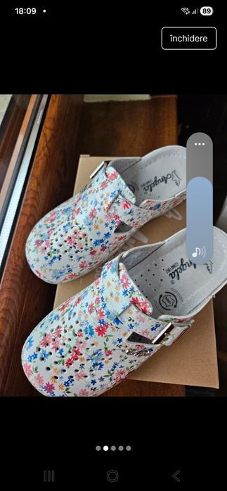 Papuci ortopedici piele