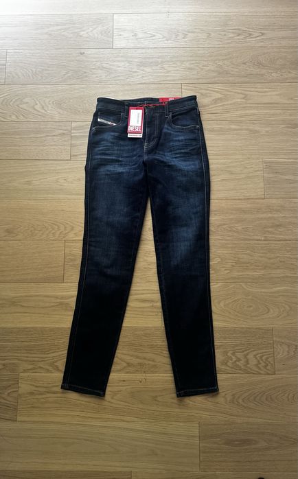 Diesel синие скини джинсы