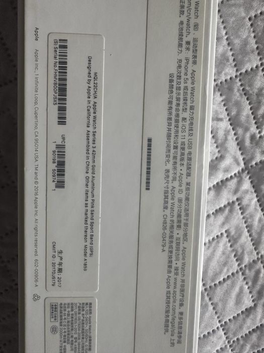 Apple watch series 3 ,42 мм