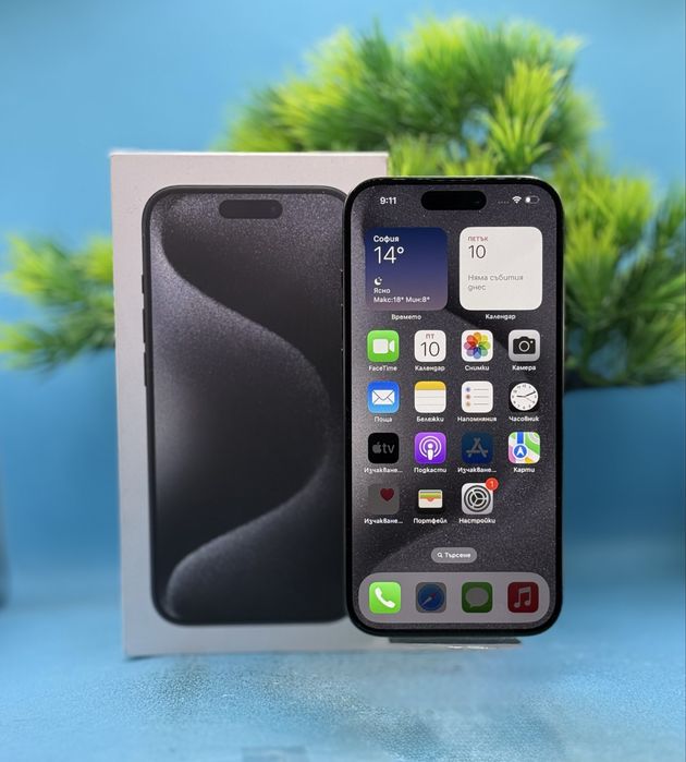Apple iPhone 15 Pro, 256GB, 5G, Black Titanium