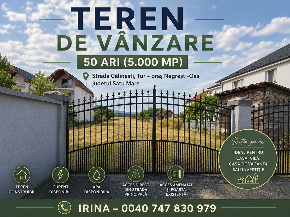 Teren de vanzare