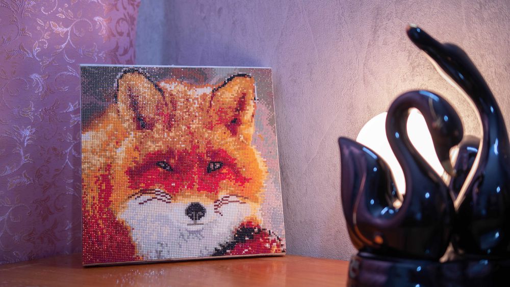 Картина бисером ручной работы