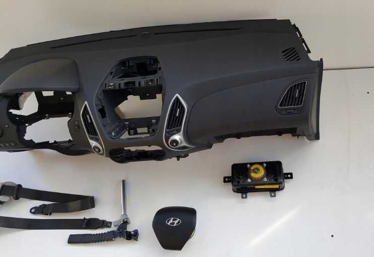 Hyundai IX35 kit airbag volan pasager - plansa de bord - set centuri
