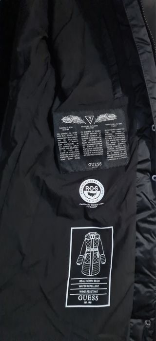 Дълго пухено яке Guess