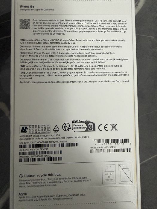 Iphone 16e 128gb Black