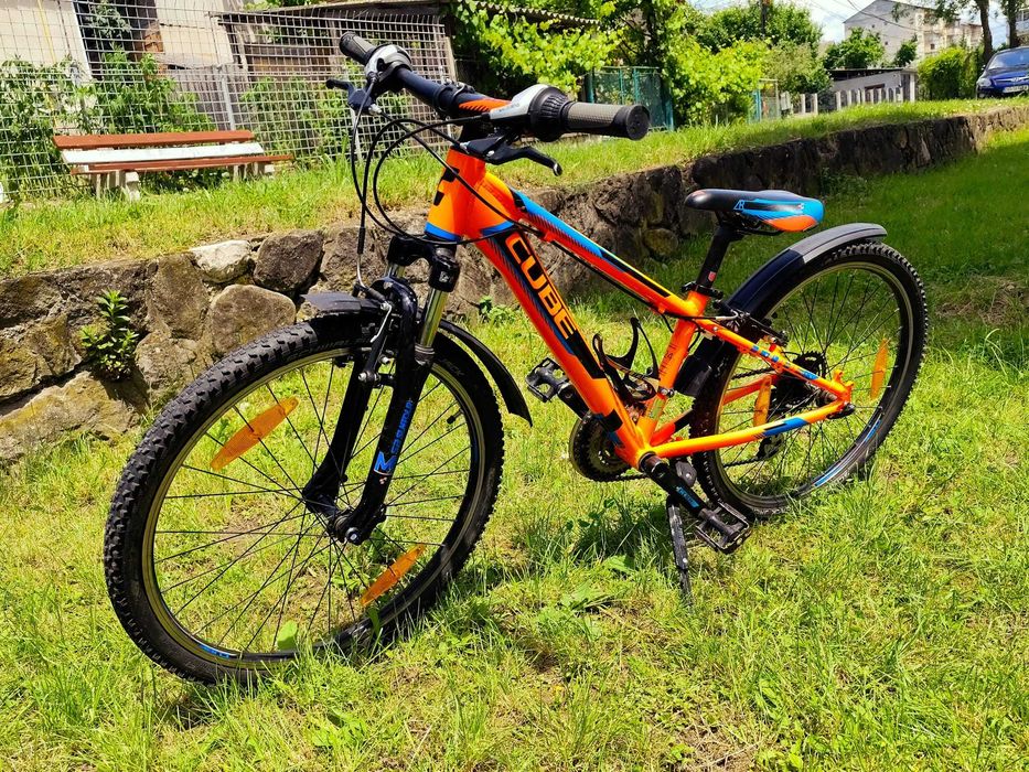 Bicicleta copii MTB Cube Kids Race 240, 21 viteze, 24"/ ALU