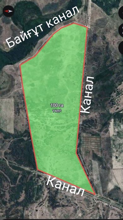Земля в аренду 100 гектаров