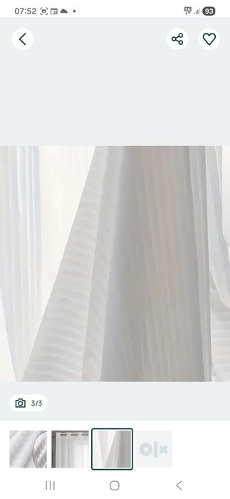 Perdea nouă,4 bucăți total 5.6 metri lungime