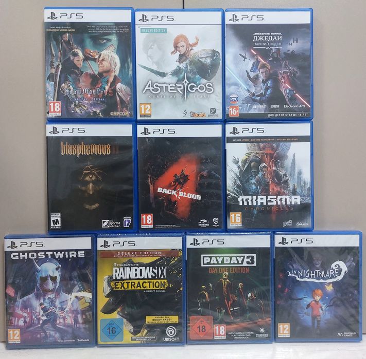 Игры Диски пс4 пс5 PS4 PS5