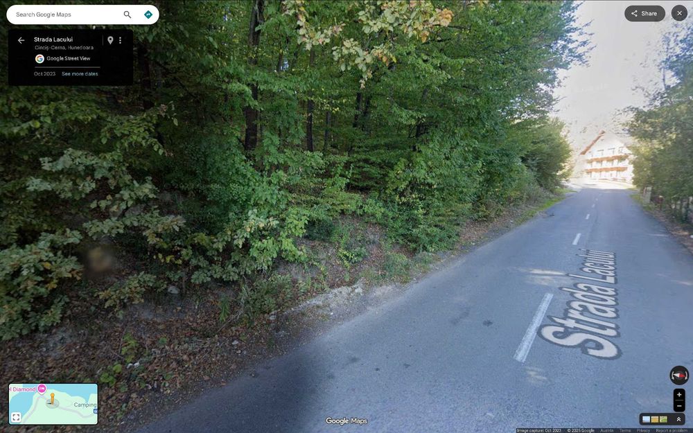 Vând teren extravilan, 20.000 mp, pe drumul principal lacul Cincis