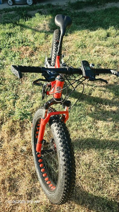 Fatbike YILONG 26x4.0 Full Suspension, cadru 17", frâne pe disc – stare bună