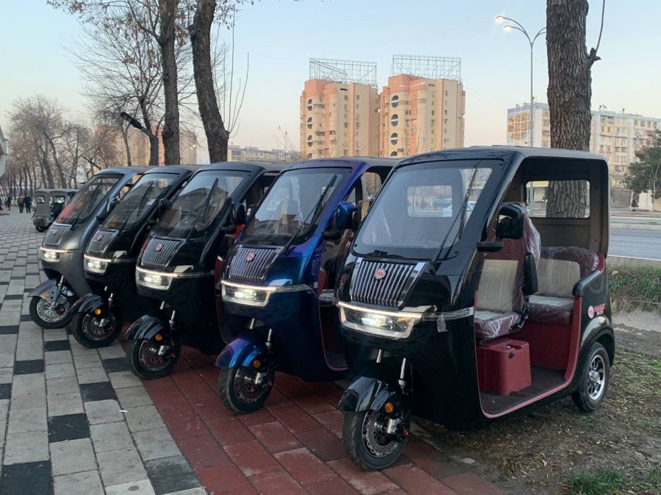 Электроскутер 3 балонли пример