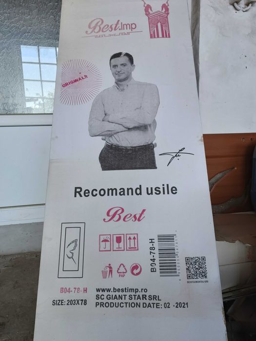 Ușă lemn masiv interior Best 4 bucăți