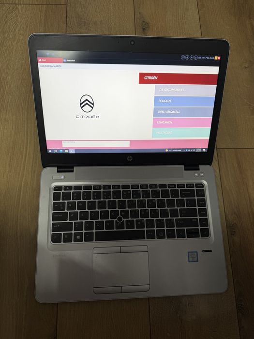 Tester/Diagnoza Lexia Full Chip Peugeot/Citroen/Ds+Laptop Hp G3 840 cu i5, 8Gb Ram, SSD 256 gb, baterie noua