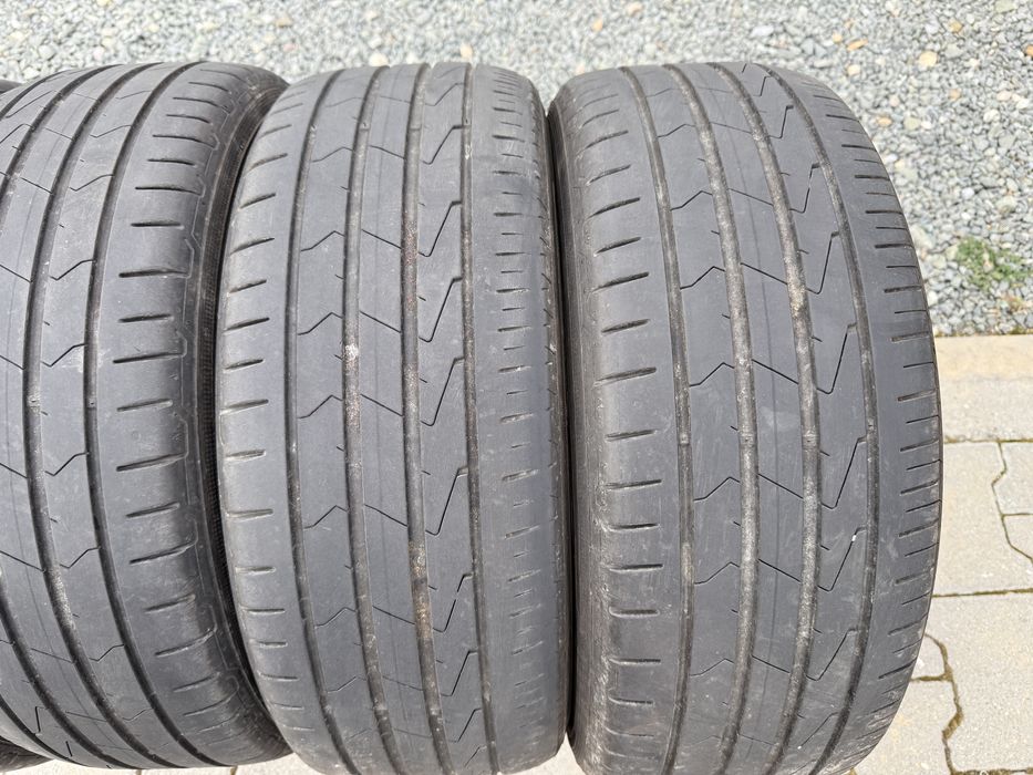 4бр. Летни Гуми С Борд 205/55R/16 -HANKOOK- DOT:4417- 5.2мм. + 4.9мм.