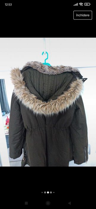 Parka cu blana Zara L