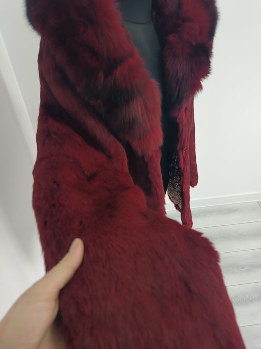 Blana naturala iepure și vulpe M L XL