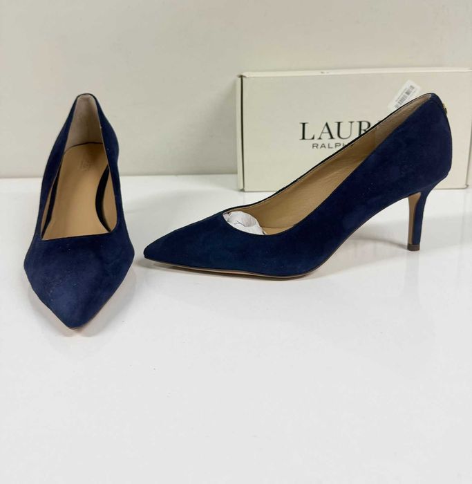 Ralph Lauren Lanette Suede Pump
