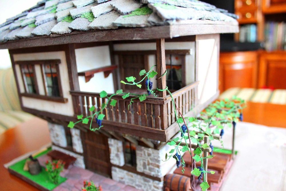 Възрожденска къща макет диорама