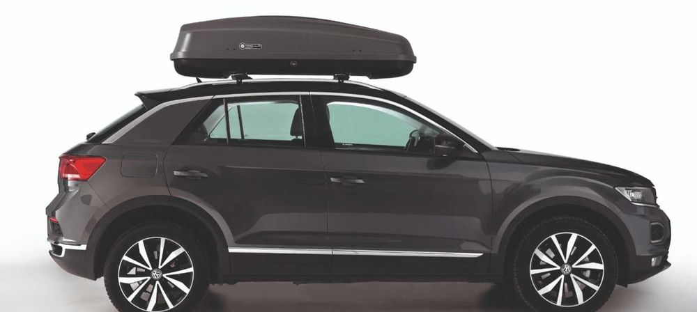 Cutie portbagaj MODULA Ciao 430 l , 175x80x44 cm , Silver / Black