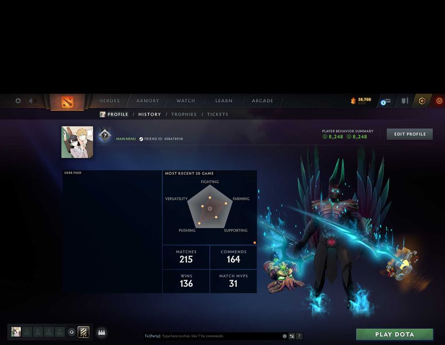 Продаю несколько аккаунтов DOTA 2