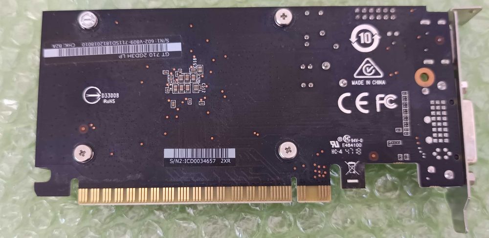 Placa video Low Profile Sff MSI Nvidia GT 710 2Gb DDR3 Impecabila ca noua