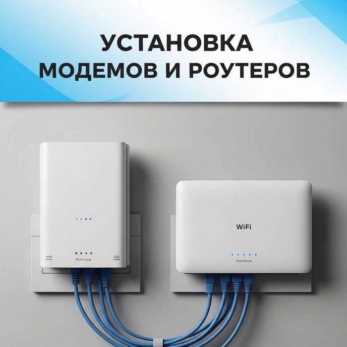 Настройка модемов, роутеров, Mesh систем