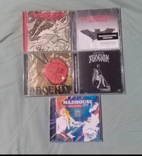 CD-uri Phoenix si Sfinx originale rock romanesc