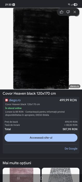Covor Heaven 120x170 Nou