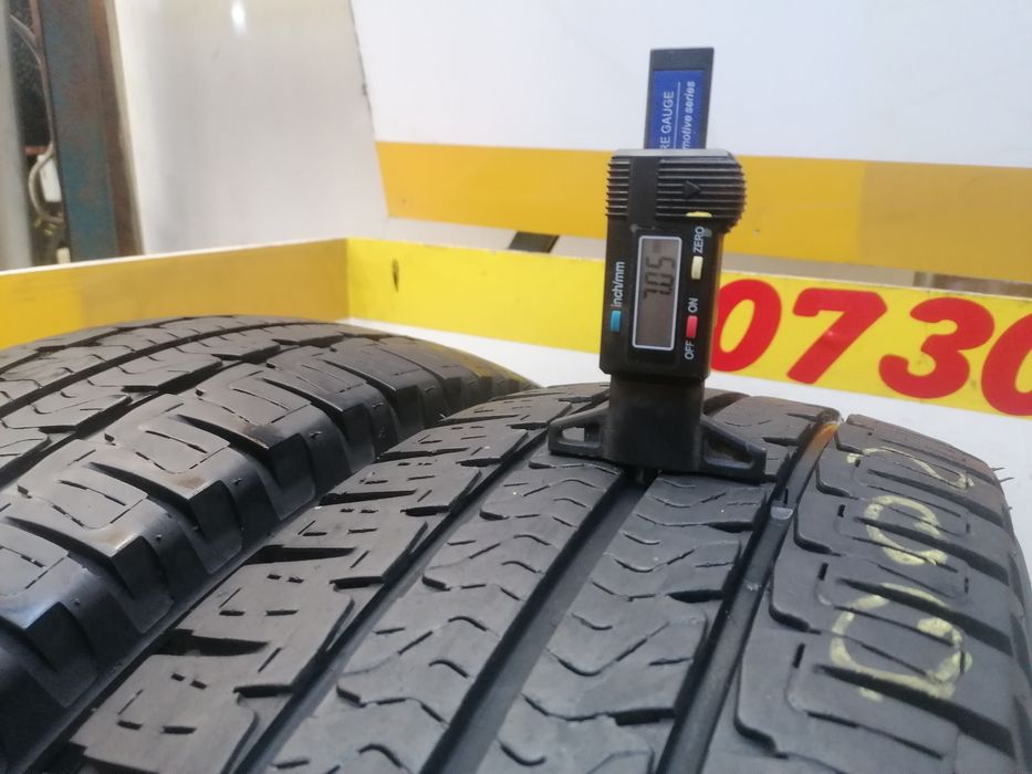 225/75/16 C 2x Michelin vara dot 1918.  7,,05mm