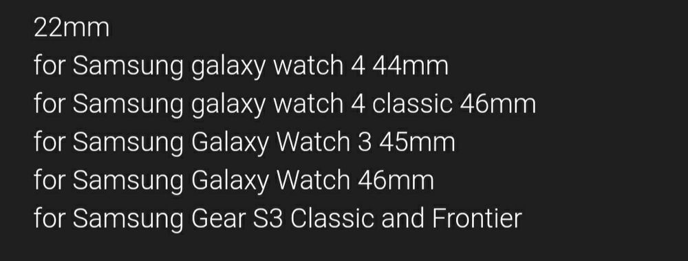 Силиконови каишки за Samsung Galaxy Watch 2 3 4 5 6 # 45/46mm К