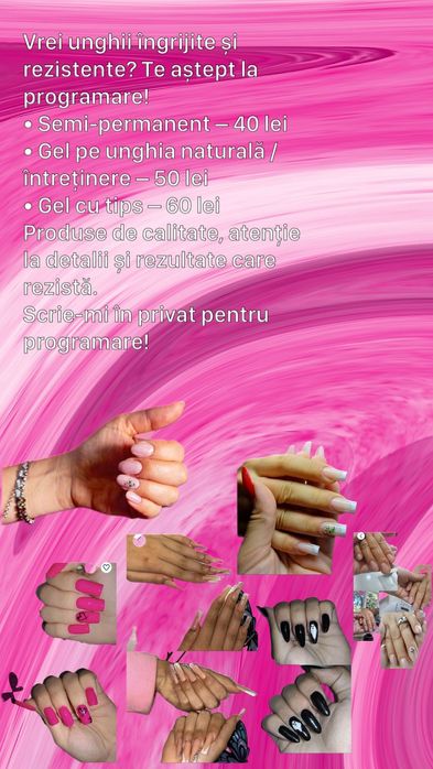 Manichiura/Unghii cu gel