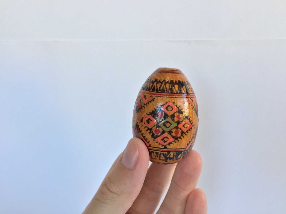 Великденско яйце, дървено №23