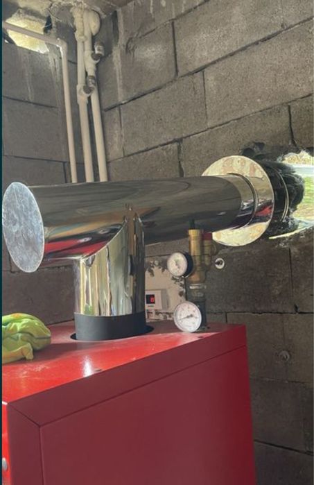 Cos de fum Hota tubulatura horn  inox cos de fum