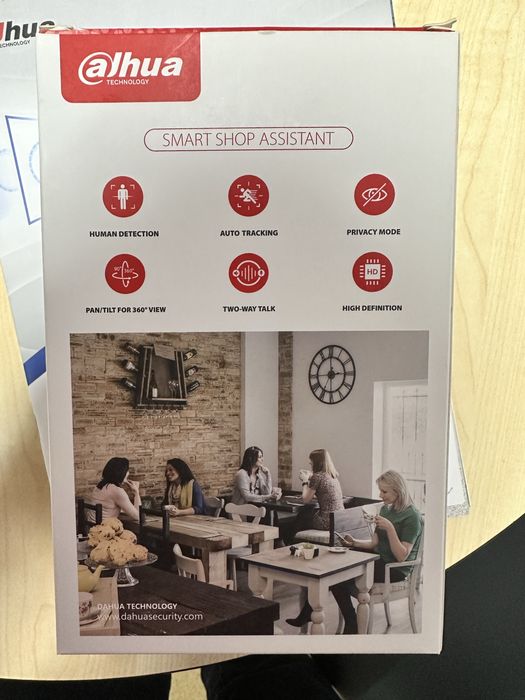 Wi fi поворотная камера для дома, офиса и магазина. От Dahua