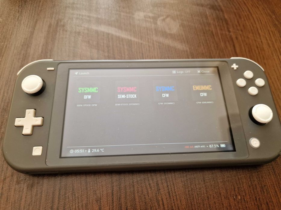 Nintendo Switch Lite с чип