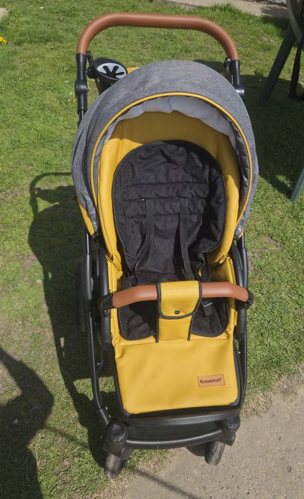 Cărucior 3 in 1 krausman nexxo yellow
