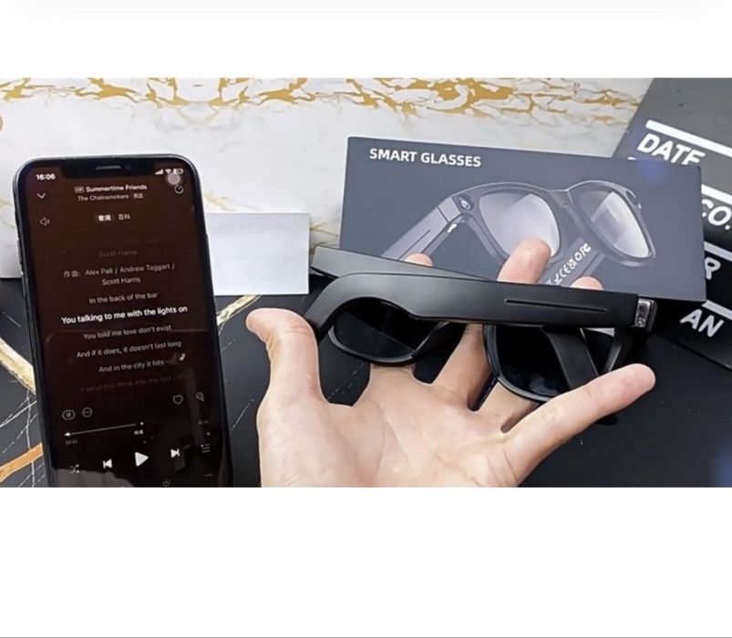 Смарт-очки с HD-камерой | Bluetooth | Запись видео | Android/iPhone