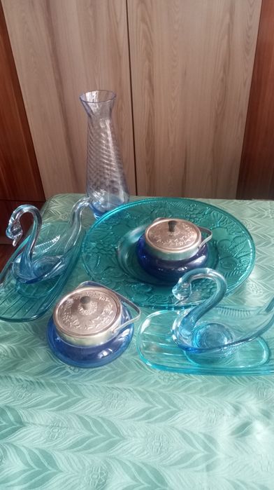 стекло советское синее