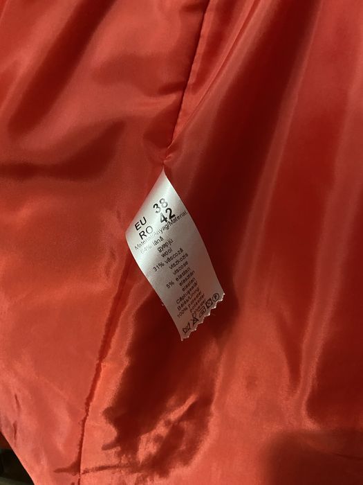 Palton Sentieri rosu corai