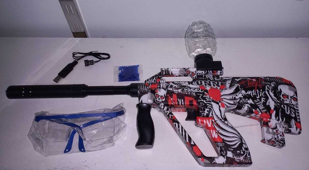 Игрушечный орбиз автомат AUG Assault Rifle на аккумуляторе орбибол