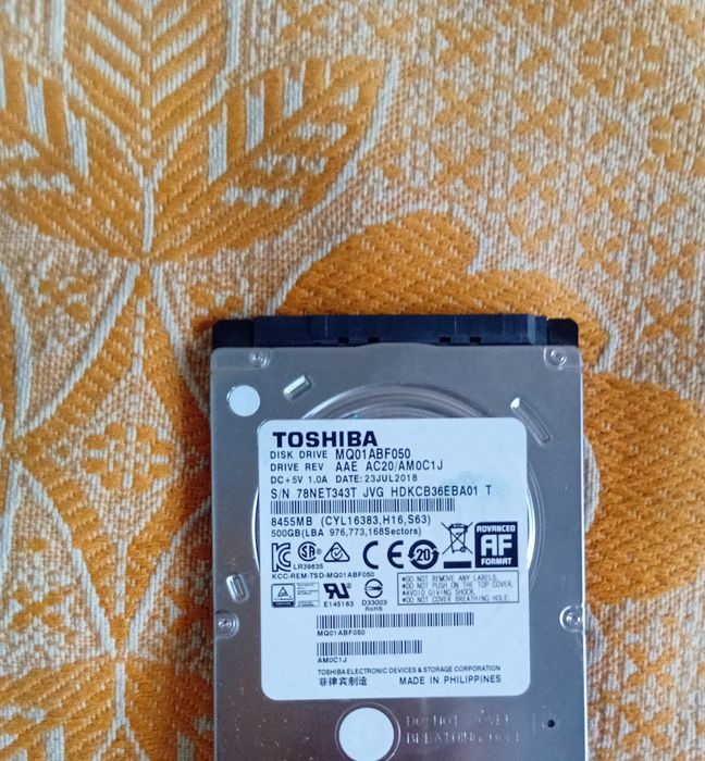 Ж.Диск для Ноутбука.Нетбука.Компьютера 500гб за 6тыс.тг