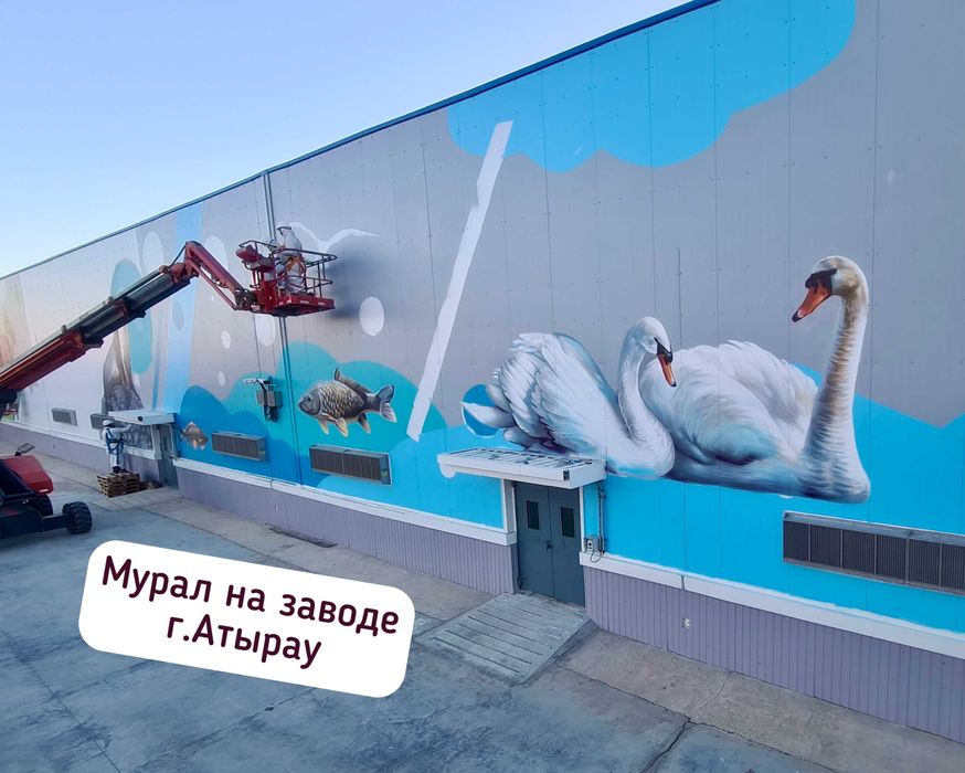 Художественная роспись стен, Граффити.