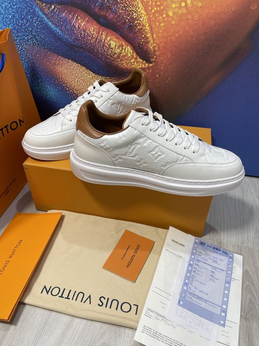 Adidasi Louis Vuitton piele naturala 100% Full Box Premium