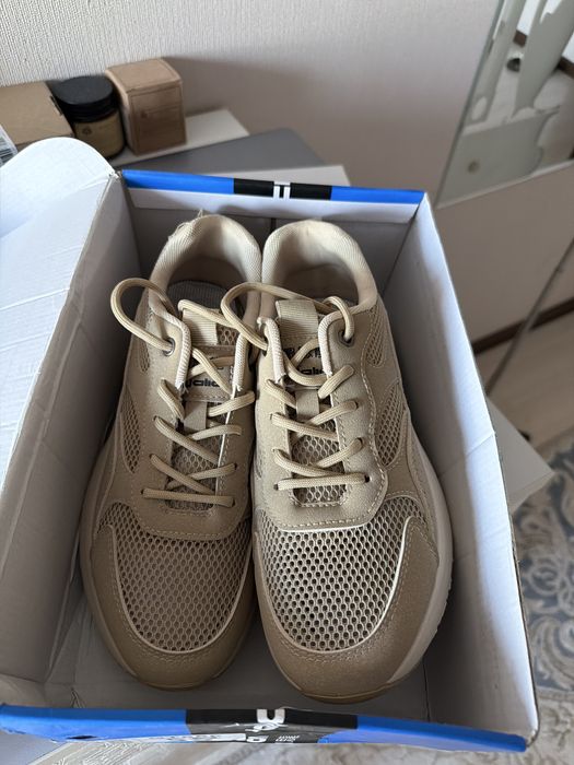 Кроссовки Беж Сетка