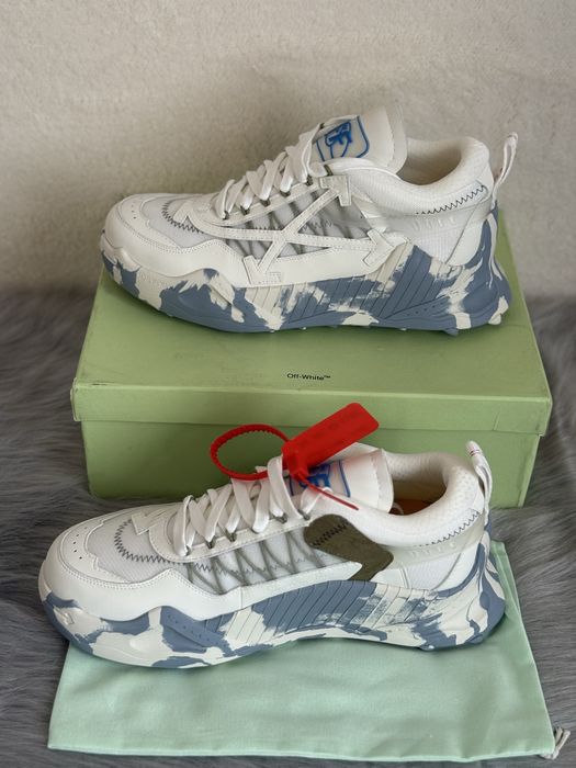 Sneakers Off-White Odsy-1000 Blue Marble Full Box[Verificare Colet]New