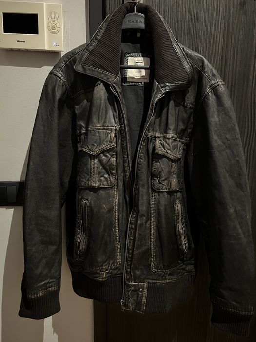 Geaca de piele Nils Sundstrom L-XL