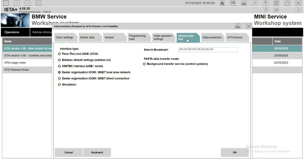 Software ISTA 4.56.30 BMW